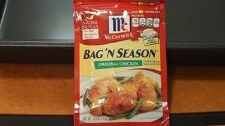 McCormick Bag N Season  Food Product Review [upl. by Henebry]