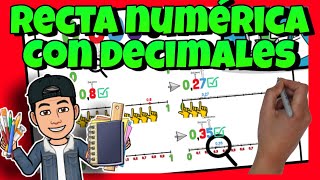 Decimales en la recta numérica [upl. by Mumford157]