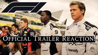 F1  Official Teaser Reaction  Brad Pitt 🏎️ 🏁 [upl. by Lenni]