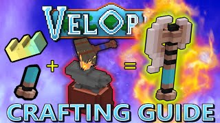 HOW TO CRAFT WEAPONS amp ARMOR  Veloren Crafting Guide Free 2 Play Open World Voxel MMORPG [upl. by Iliram]