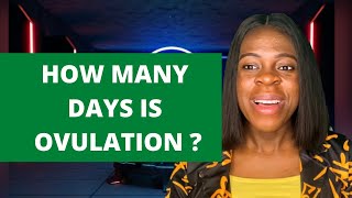 How many days is ovulationHow long does ovulation lastWhat is my safe period [upl. by Ann950]