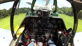 North American P51C Mustang  Part 3  Flight  Kermie Cam [upl. by Gnouhc]