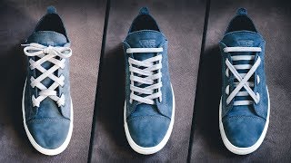 5 Cool Shoes Lace styles  beautiful shoe lacing styles  Shoe lacing tutorials  how to tie shoes [upl. by Erik146]