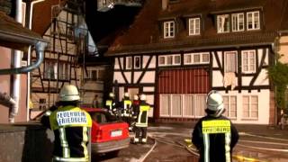 Brand in Friedberg verursacht hohen Sachschaden [upl. by Ybbil840]