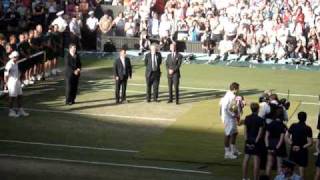 Federer vs Roddick Wimbledon Final Match 2009  Awards Ceremony [upl. by Lonni759]