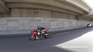 Kawasaki H2 vs Honda CBR1000RR vs Kawasaki ZX10 vs BMW S1000RR vs Yamaha R1M  Street Race [upl. by Nayve]