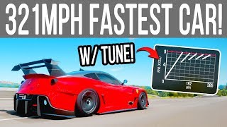 Forza Horizon 4  321MPH FASTEST CAR with TUNE [upl. by Hekking]