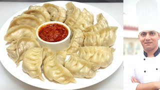 Chicken Momos Recipe  चिकन मोमोस  How To Make Momos  Chicken Momo  Chef Ashok [upl. by Ika241]