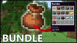 How To Use A BUNDLE In Minecraft [upl. by Aundrea]