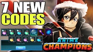 NEW ANIME CHAMPIONS SIMULATOR CODES 2024 JANUARY  ACS CODES  ACS CODE [upl. by Ener662]