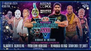 El Cartel De La Triplemania 32 CDMX  Lucha Libre AAA  🇲🇽🥂🇲🇽✊🏻✊🏻 [upl. by Ycrad]