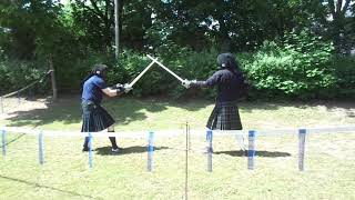 Highland Games Broadsword amp Dirk vs Backsword [upl. by Uok]