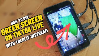 How to Use Green Screen on Tiktok Live  Yololiv Instream Review Part 6 [upl. by Dwane]