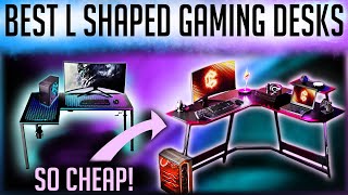 Best L Shaped Gaming desks in 2023  Top 5  Ultimate Gaming Setup [upl. by Ennairej]