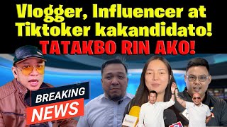 VLOGGER INFLUENCER at TIKTOKER kakandidato TATAKBO NA RIN AKO [upl. by Nwahsyd985]