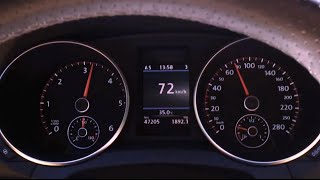 VW Golf VI GTD DSG 170 HP Acceleration [upl. by Livesay165]