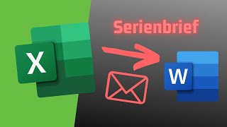 Serienbrief mit Excel in Word erstellen [upl. by Alleris]