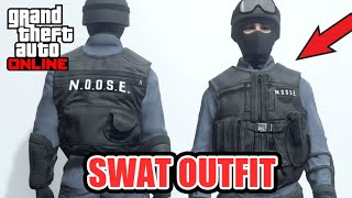 How To Get NOOSE SWAT Outfit In Gta 5 Online XBOX PSN 158 [upl. by Anahsat807]