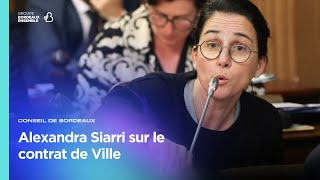 Alexandra Siarri sur le contrat de Ville [upl. by Perr665]