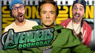 ROBERT DOWNEY JR RETURNING AS DOCTOR DOOM LIVE REACTION Marvel ComicCon 2024  Avengers Doomsday [upl. by Nostets]