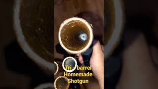 RARE TriBarrel Shotgun Sumpak Homemade DIY [upl. by Oicnedurp]