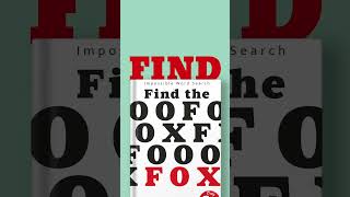 Impossible Word search Book FIND THE FOX [upl. by Aihsa]