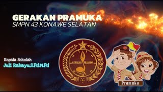 Kegiatan Pramuka SMPN 43 Konawe Selatan Andoolo [upl. by Ainoval]