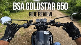 All New BSA Goldstar 650 Ride Review  Largest Single Cylinder Engine  Motorxone [upl. by Kevan]