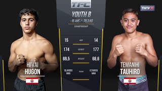 Hiivai Hugon vs Temanihi Tauhiro Tahiti Fighting Championship 03 [upl. by Ellenohs941]