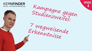 Kampagne gegen Studienzweifel Ep 4  Über Klarheit zum Erfolg  7 CoachingEinsichten [upl. by Raseta]