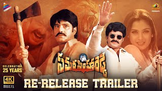 Samara Simha Reddy Release Trailer 4K  Nandamuri Balakrishna  Simran  Anjala Zaveri  Mani Sharma [upl. by Antonella]