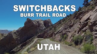 🇺🇸 BURR TRAIL ROAD  SWITCHBACKS  Part 2  UTAH  USA [upl. by Esele132]