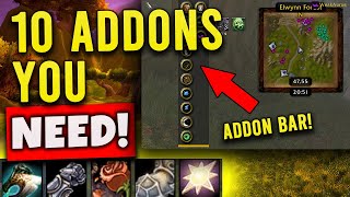 Top 10 Addons You NEED for WOTLK Classic [upl. by Car]