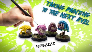 Lets paint some squigz for WARHAMMER [upl. by Anatnas933]