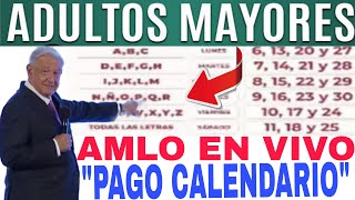 🥊 CALENDARIO 📆 AMLO EN VIVO☝️ ADULTOS MAYORES 🎉1 JULIO PAGO PENSIÓN BIENESTAR 65 Y MÁS 🎁 [upl. by Otila]