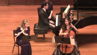 Françaix Trio for Flute Cello and Piano I Allegro Althen Wilks Lomelin [upl. by Marillin840]