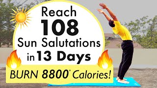 108 Surya Namaskars Challenge  Sun Salutations  Mayur Karthik [upl. by Aniale413]