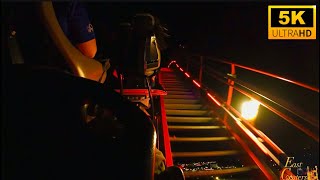 Intimidator POV Night 5K 60fps Backseat Carowinds NC [upl. by Hakvir455]