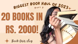 I BOUGHT 20 BOOKS IN JUST RS 2000📚BIGGEST BOOK HAUL of 2023🍂 Cozy autumn book shopping vlog🛍️ [upl. by Nylkaj]