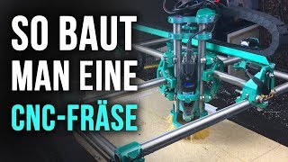 So baut man eine CNC FRÄSE I Mostly printed CNC deutsch [upl. by Amlas]