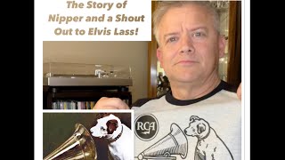 The Story of Nipper the Dog and my awesome Elvis ‘His Master’s Voice’ Tee [upl. by Acemahs594]