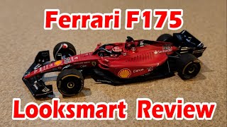 2022 LookSmart Ferrari F175 Charles Leclerc  F1 Diecast Review [upl. by Ondrej125]