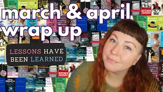 Everything I read in March and April 🫠📚🫣 30 books lit fic historical European queer [upl. by Ellahcim]