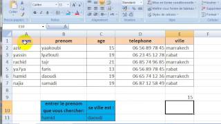 excel darija recherche recherchev  rechercheh [upl. by Dimphia138]