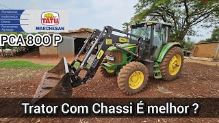 Conjunto Frontal Tatu Marchesan No John Deere 6115 J Nova AuroraPr [upl. by Eissolf]