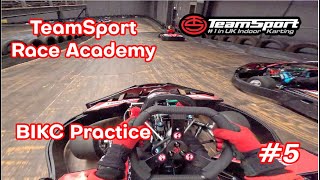 BIKC Practice in TeamSport Dunstable Race Academy 5 [upl. by Einnor]