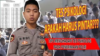 TIPS JITU MENGHADAPI TES PSIKOLOGI POLRI II TIPS MASUK POLISI II TIPS LULUS POLISI [upl. by Tisbee]