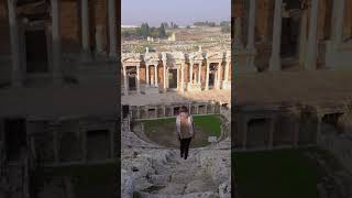 Turkey 🇹🇷  Pamukkale Hierapolis  4K Scenic Relaxation Nature Tour [upl. by Prosper574]