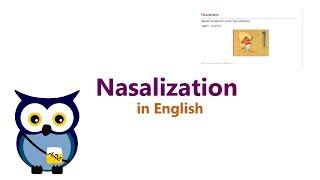 Nasalization in English Nasal or Nasalized [upl. by Anehta]