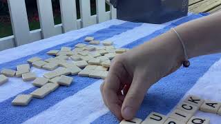 Bananagrams with my dad 👨 [upl. by Amari]